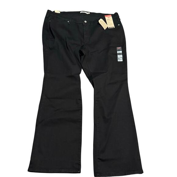 Levi's Classic Bootcut, Mid-Rise, Soft Black, Women's Plus Size 24W, NWT - Picture 2 of 11